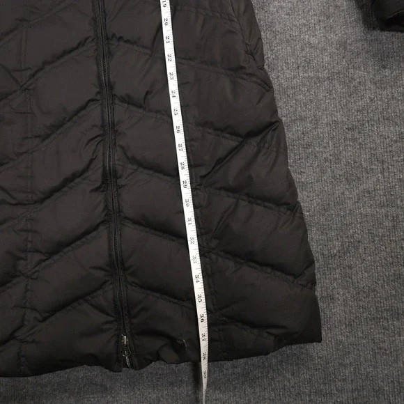 Patagonia Down With It Parka Jacket Womens L Black 600 Goose Down Puffer Outdoor